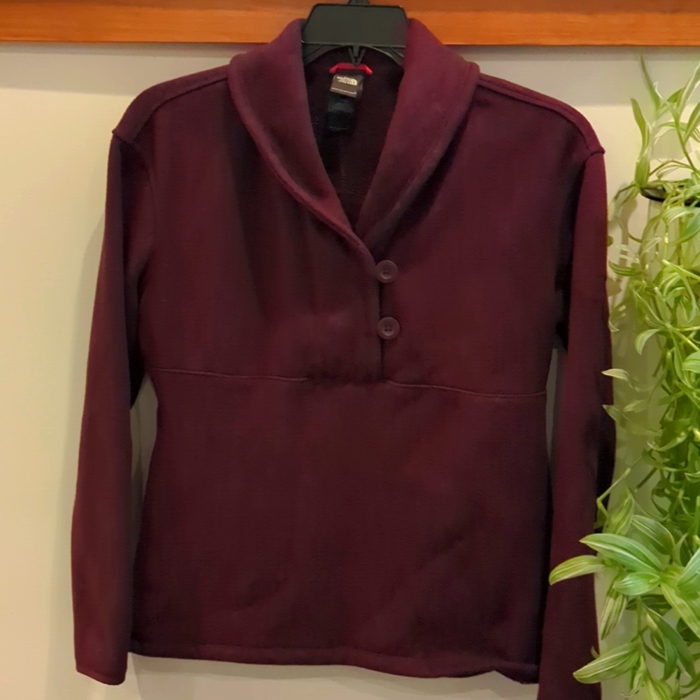 North Face Crescent Ridge Shawl collar sweater